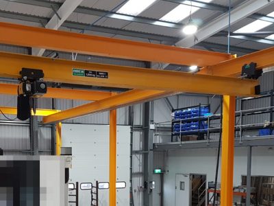 Articulated Trolleys as part of an Overhead Crane System for a Manufacturing Operation