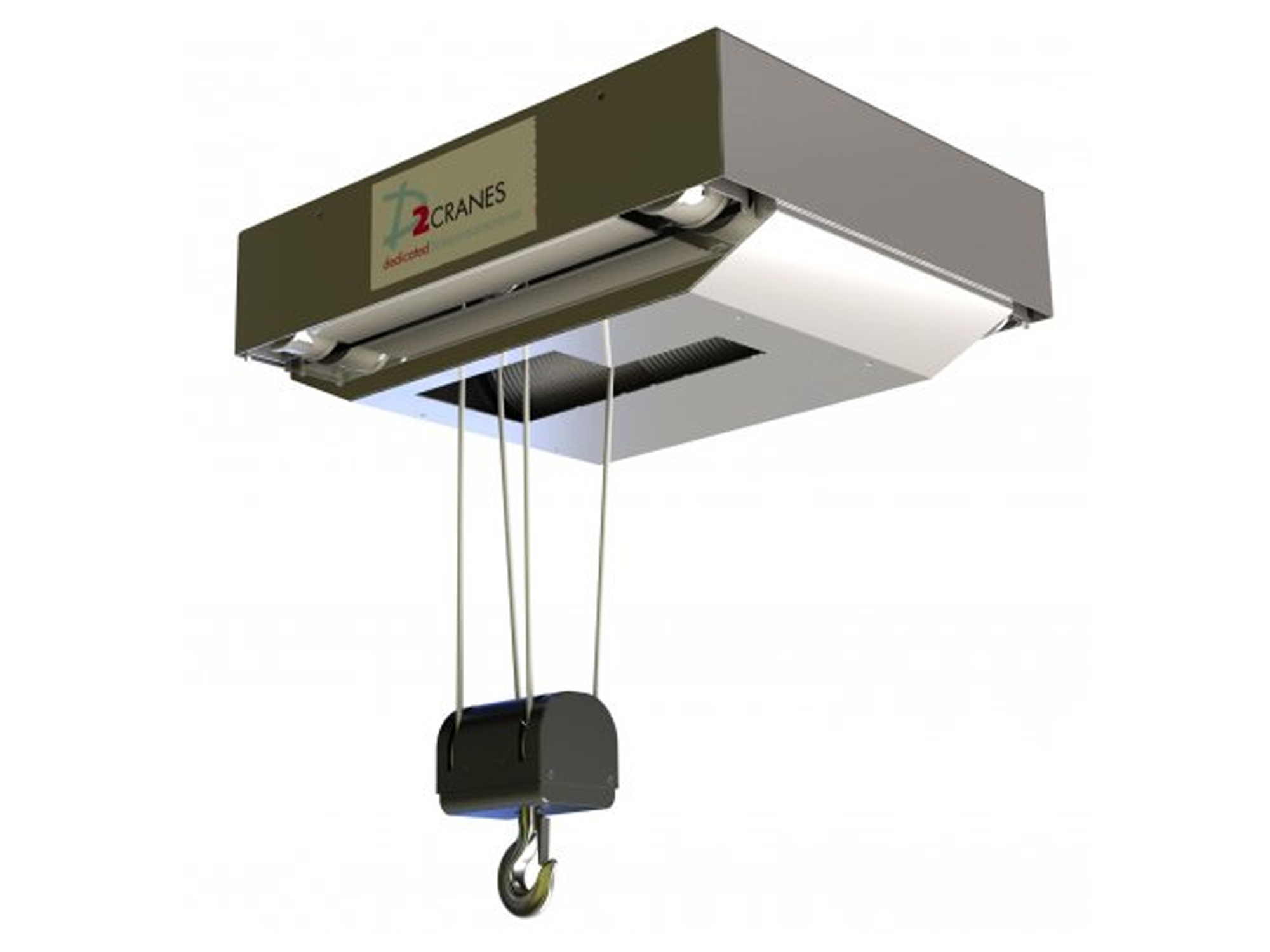 HUKCR3 Cleanroom Electric Belt Hoist (Double Girder Trolley) Hoist UK