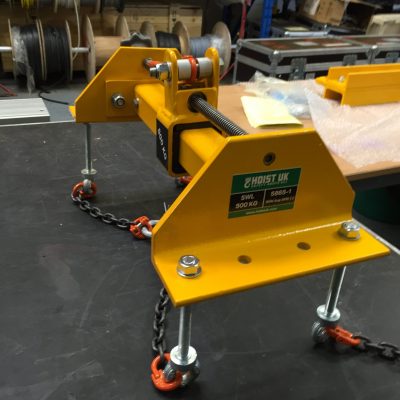 Bespoke Lifting Beam with Adjustable Lifting Point to Control Centre of Gravity