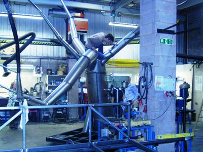 Royal Shakespeare Company's Scenic Workshops Aluminium Monorail Track with Chain Hoists 1